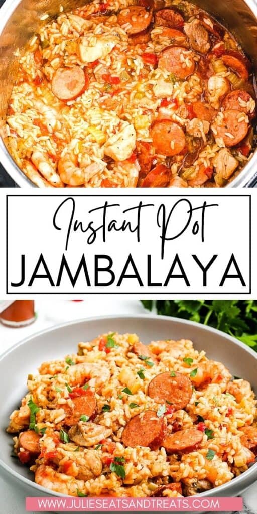 Instant Pot Jambalaya JET Pinterest Image