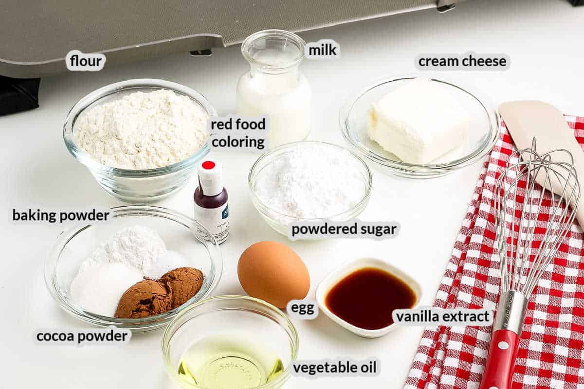 Red Velvet Pancakes Ingredients