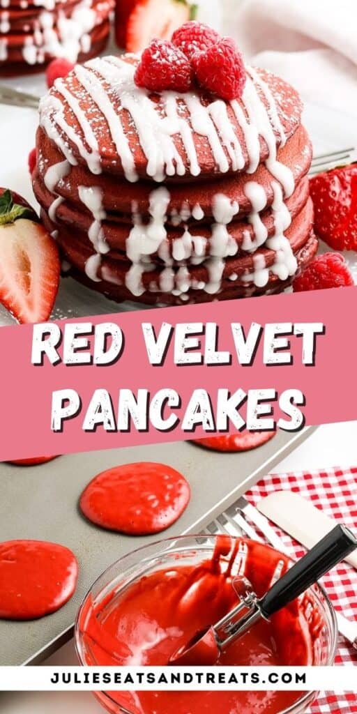 Red Velvet Pancakes pinterest