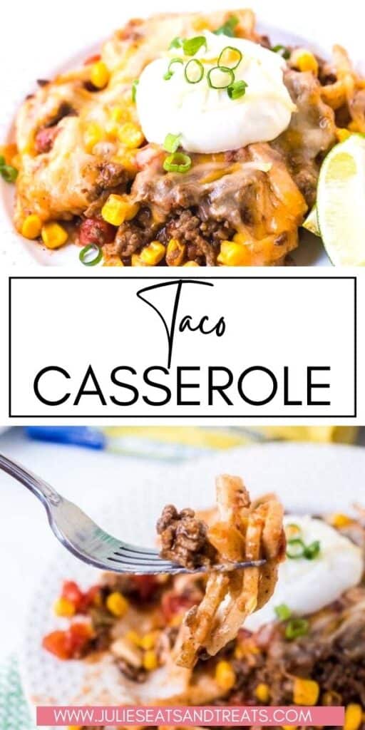 Taco Casserole JET Pinterest Image