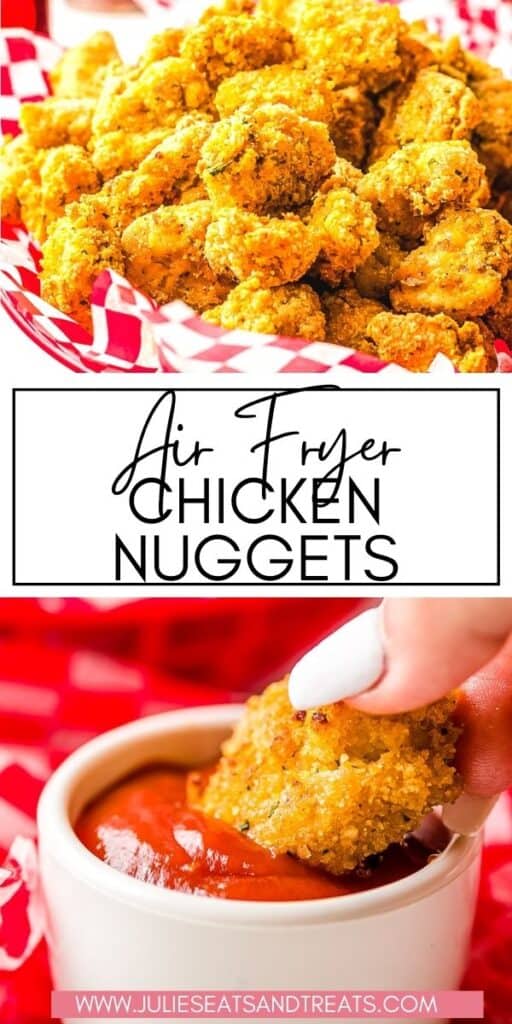 Air Fryer Chicken Nuggets JET Pinterest Image (1)