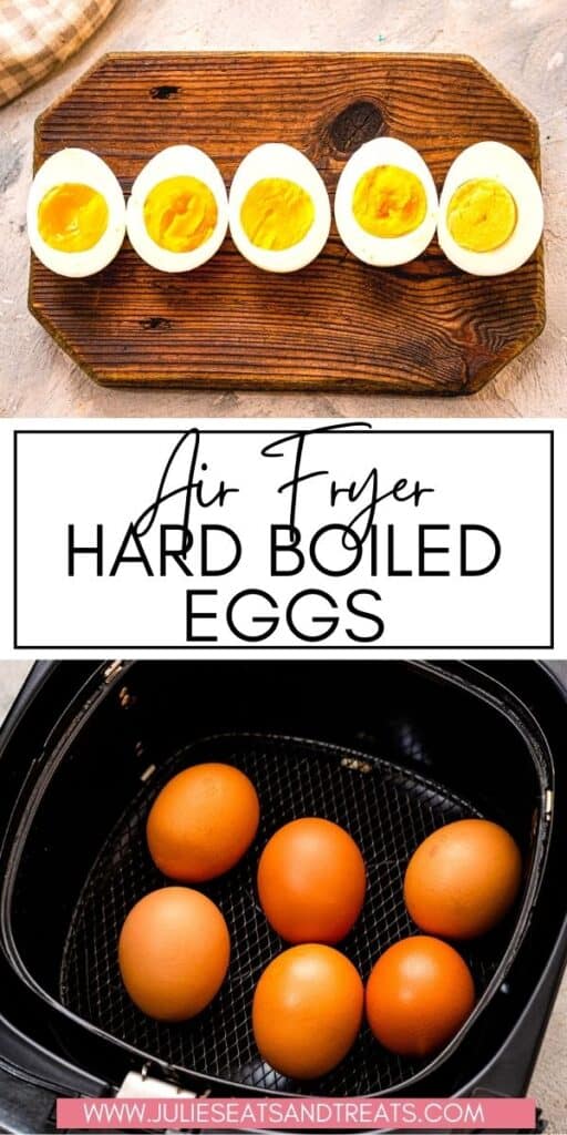 Air Fryer Hardboiled Eggs JET Pinterest Image