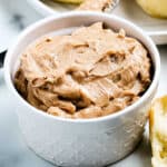 Cinnamon Butter Close up image of it in a bowl