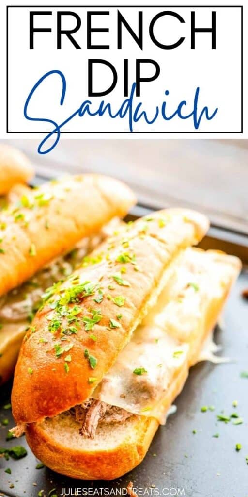 FRENCH DIP SANDWICH JET Pinterest Image