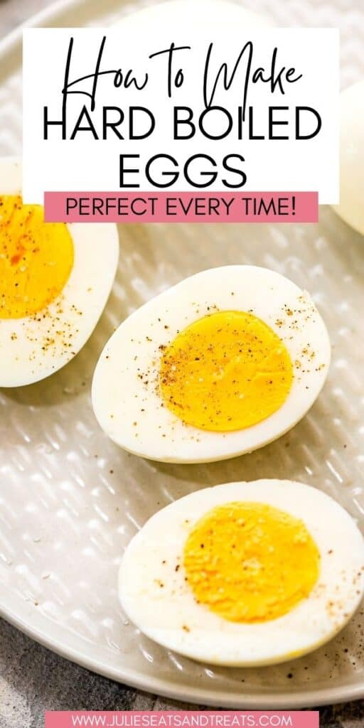 How to Make Hard Boiled Eggs JET Pinterest Image