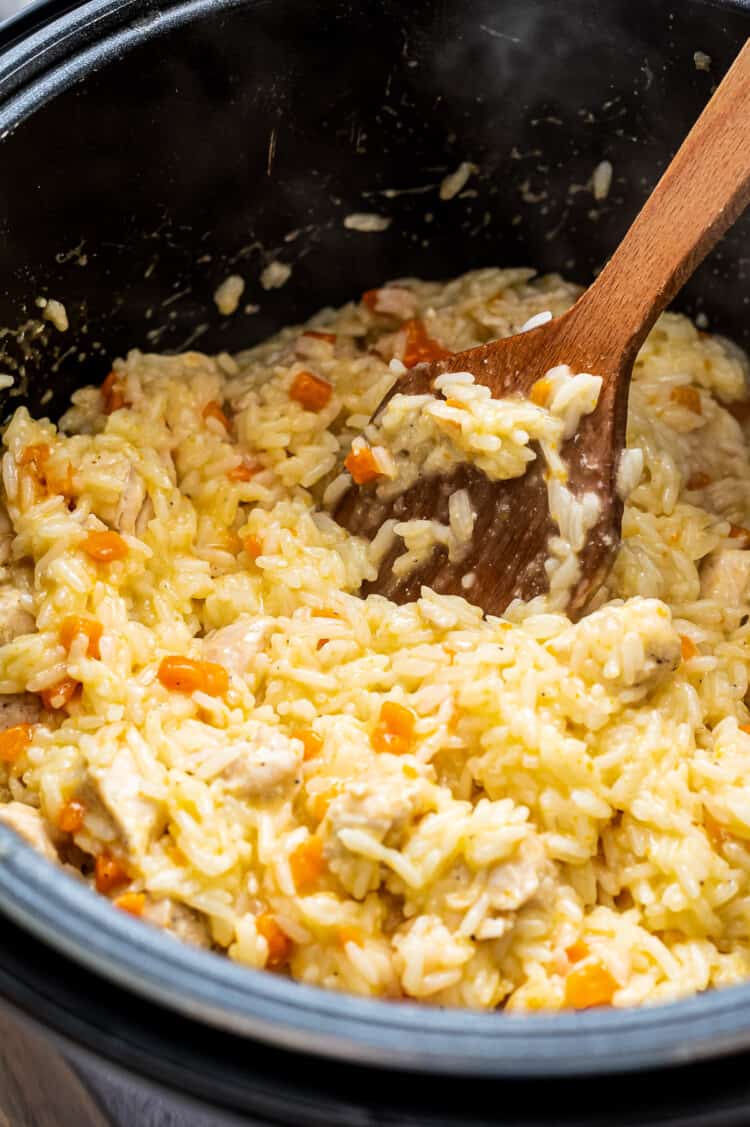 Instant Pot Chicken and Rice Recipe - One Pot Meal - Julie's Eats ...