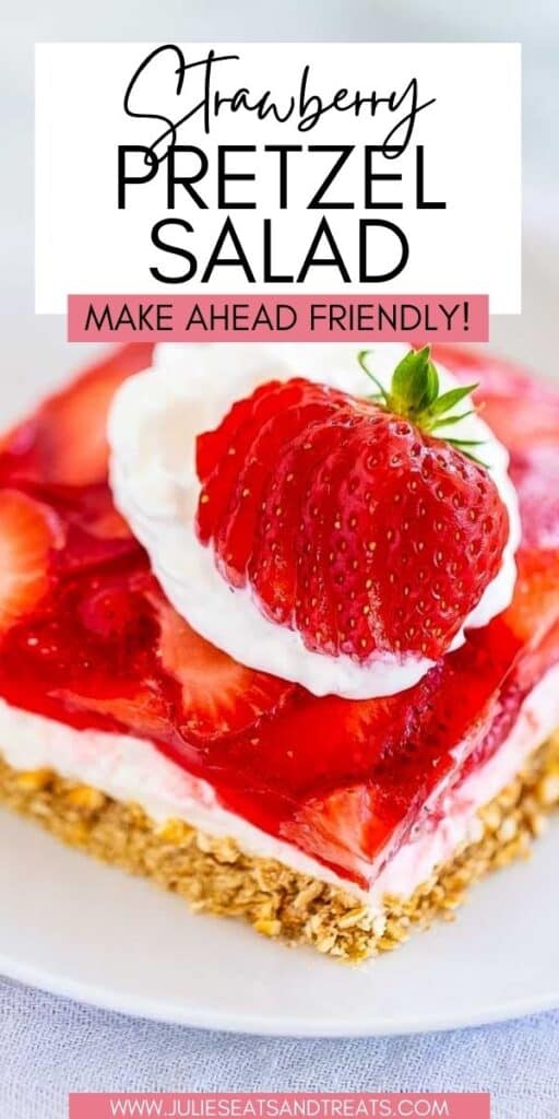 Strawberry Pretzel Salad JET Pin Image