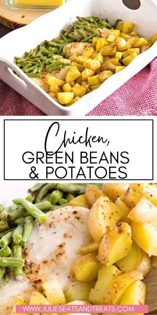 Chicken Green Beans and Potatoes JET Pinterest Image