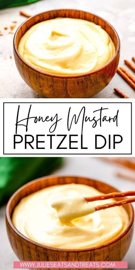 Honey Mustard Pretzel Dip JET Pinterest Image