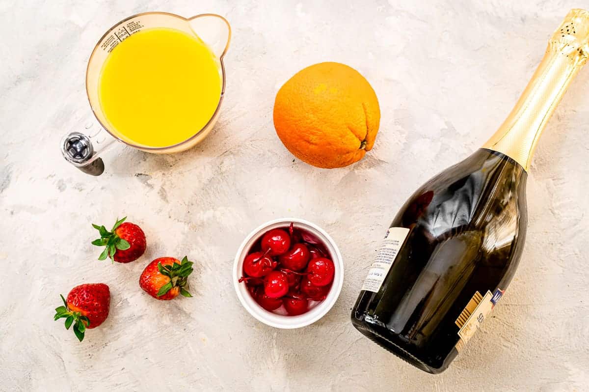 Big-Batch Honeysuckle Mimosa Cocktail Recipe