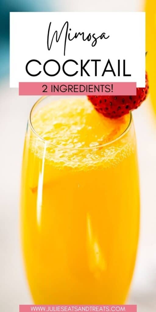 Mimosa - 2 Ingredient Brunch Cocktail! - Julie's Eats & Treats ®