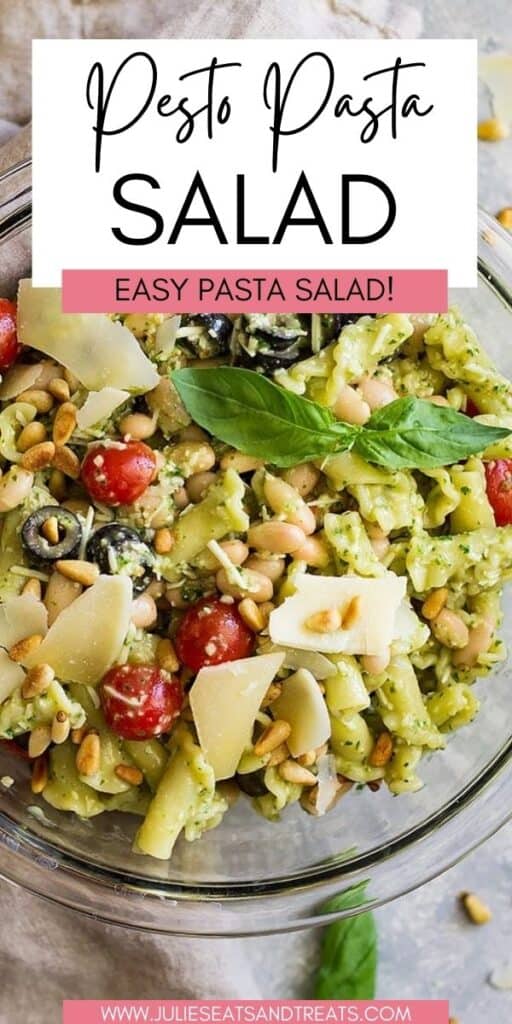 Pesto Pasta Salad JET Pin Image