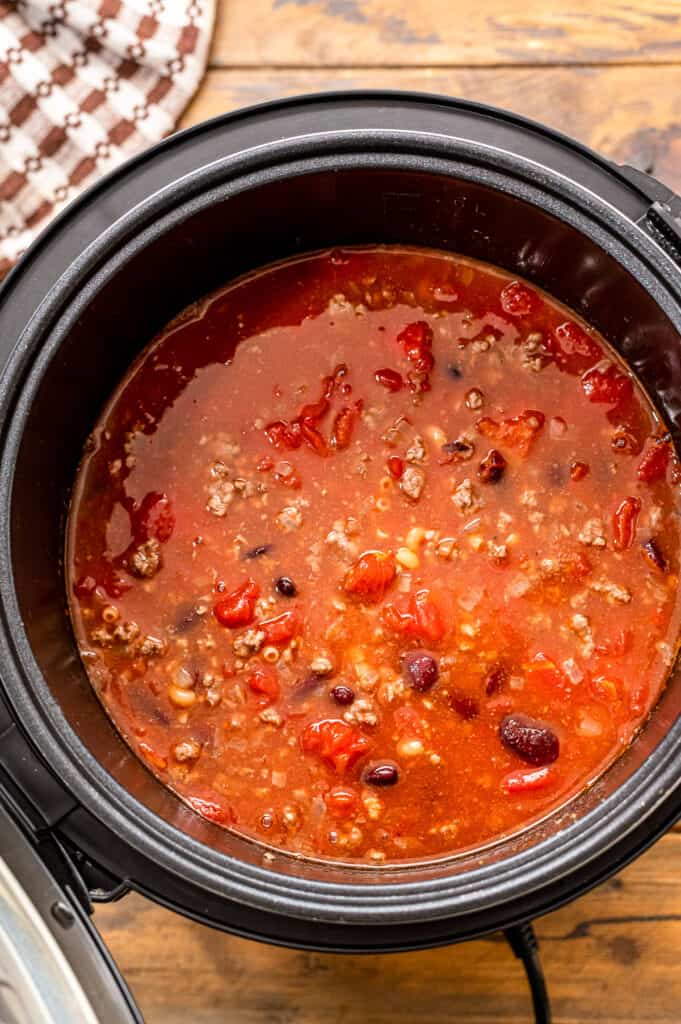 Ingredients for Chili Mac in Instant Pot