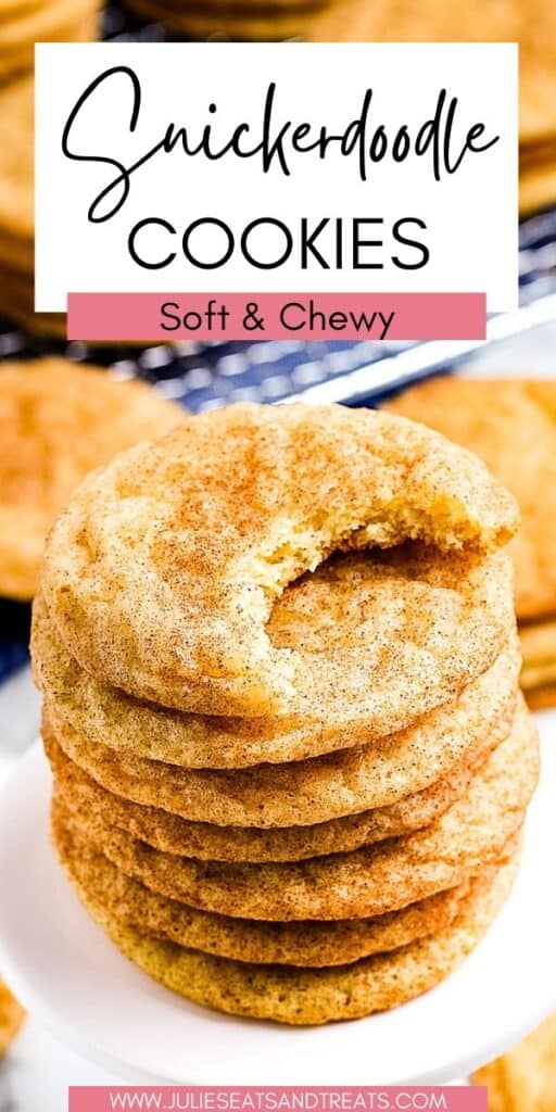 Snickerdoodle Cookies JET Pinterest Image