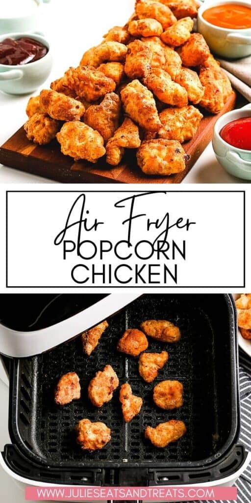 Air Fryer Popcorn Chicken JET Pin Image