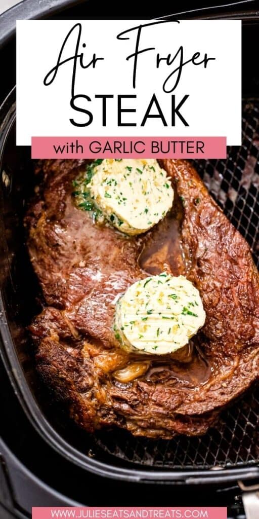 Air Fryer Steak JET Pinterest Image