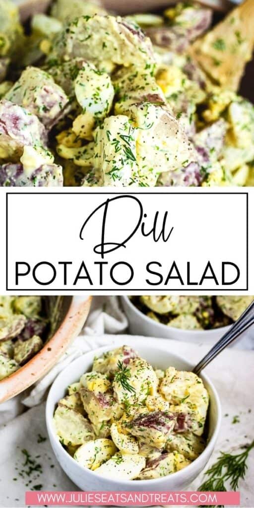 Creamy Dill Potato Salad JET Pinterest Image