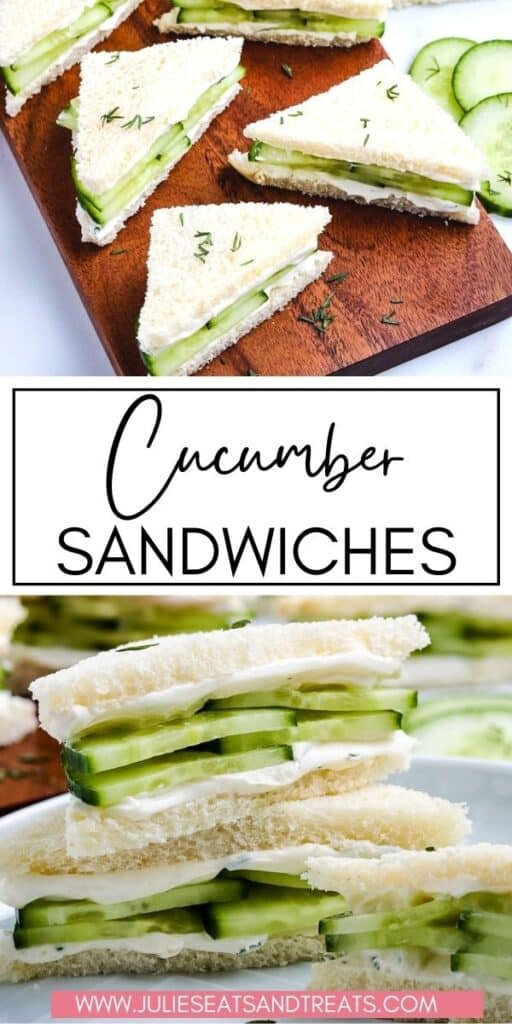 Cucumber Sandwiches JET Pin Image