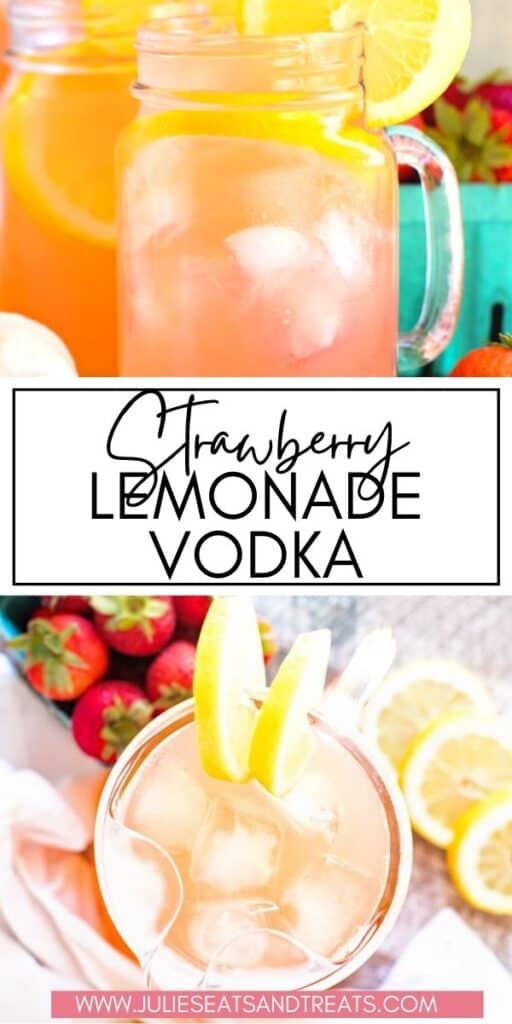 Strawberry Lemonade Vodka JET Pinterest Image