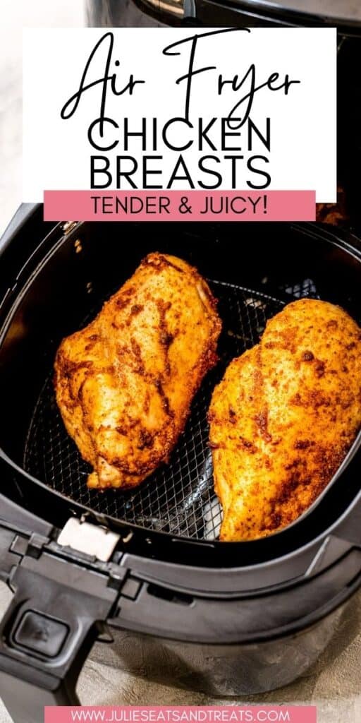 Air Fryer Chicken Breasts JET Pin Image