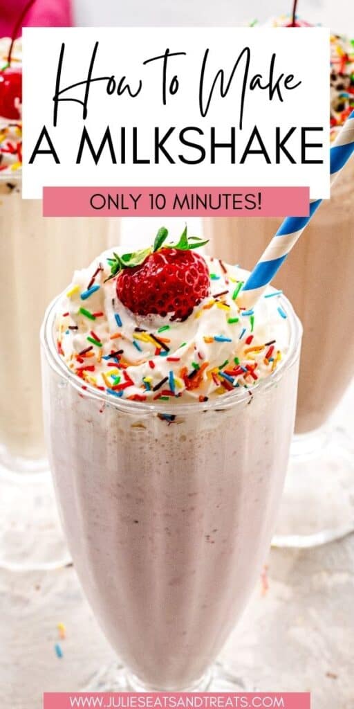 How to Make Milkshakes JET Pinterest Image