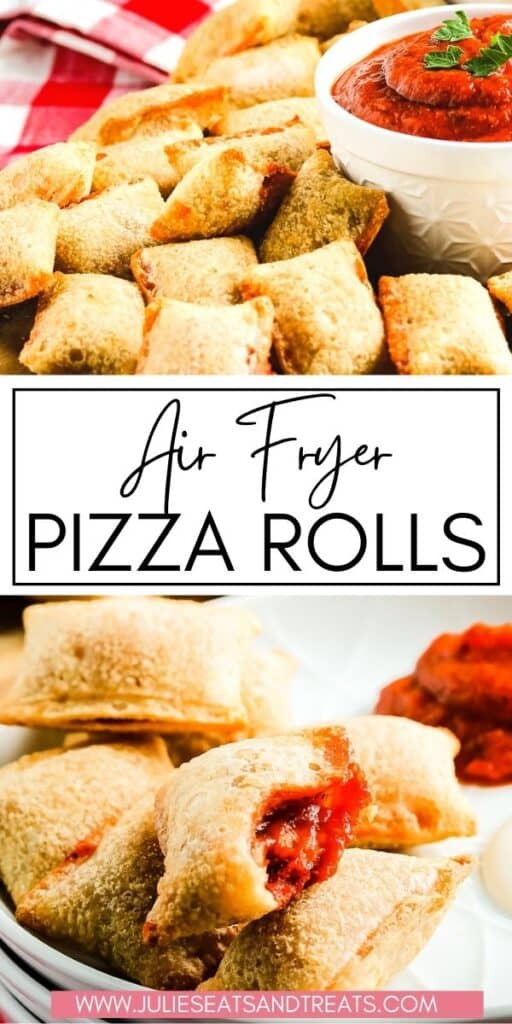 Air Fryer Pizza Rolls JET Pinterest Image