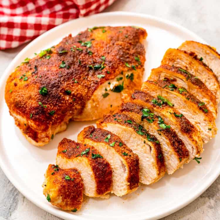 Baked Chicken Breasts Square cropped image