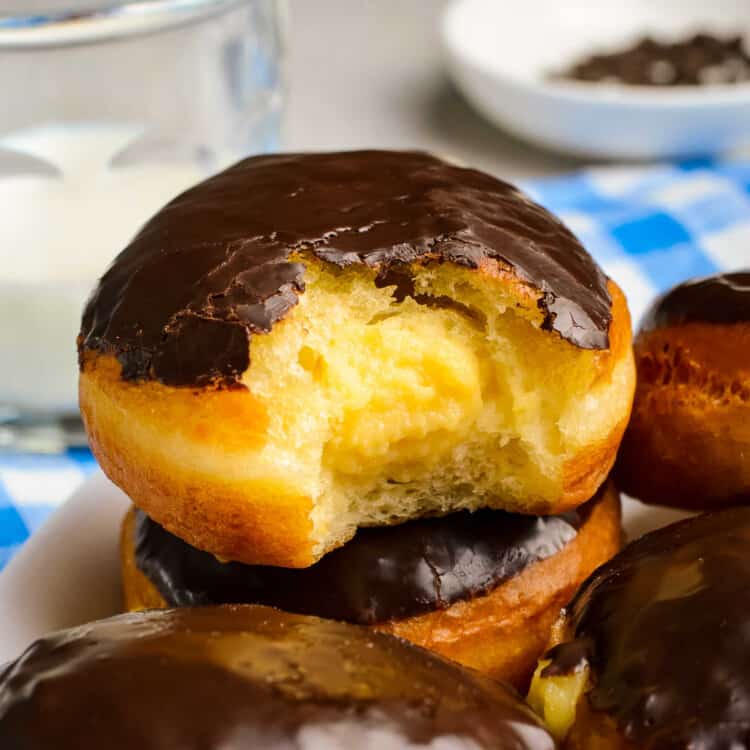 Boston Cream Donuts Square cropped image