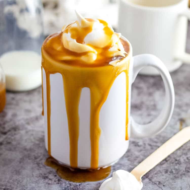 Salted Caramel Macchiato - Cafe Drinks