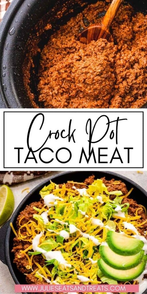 Crock Pot Taco Meat JET Pinterest Image