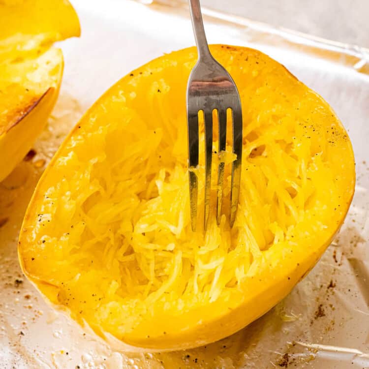How to Cook Spaghetti Squash Square Cropped