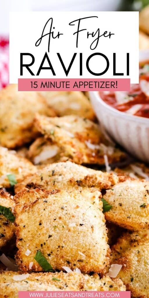 Air Fryer Ravioli JET Pinterest Image