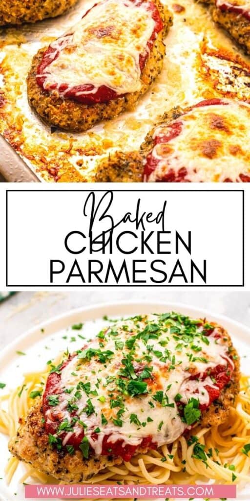 Baked Chicken Parmesan JET Pinterest Image