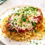 Baked Chicken Parmesan Square cropped image