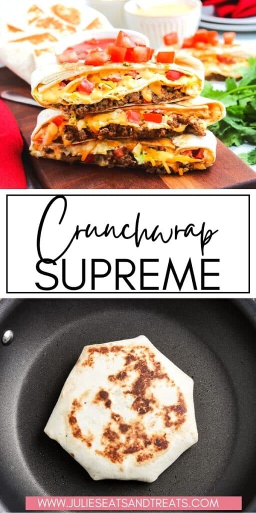 Crunchwrap Supreme JET Pinterest Image