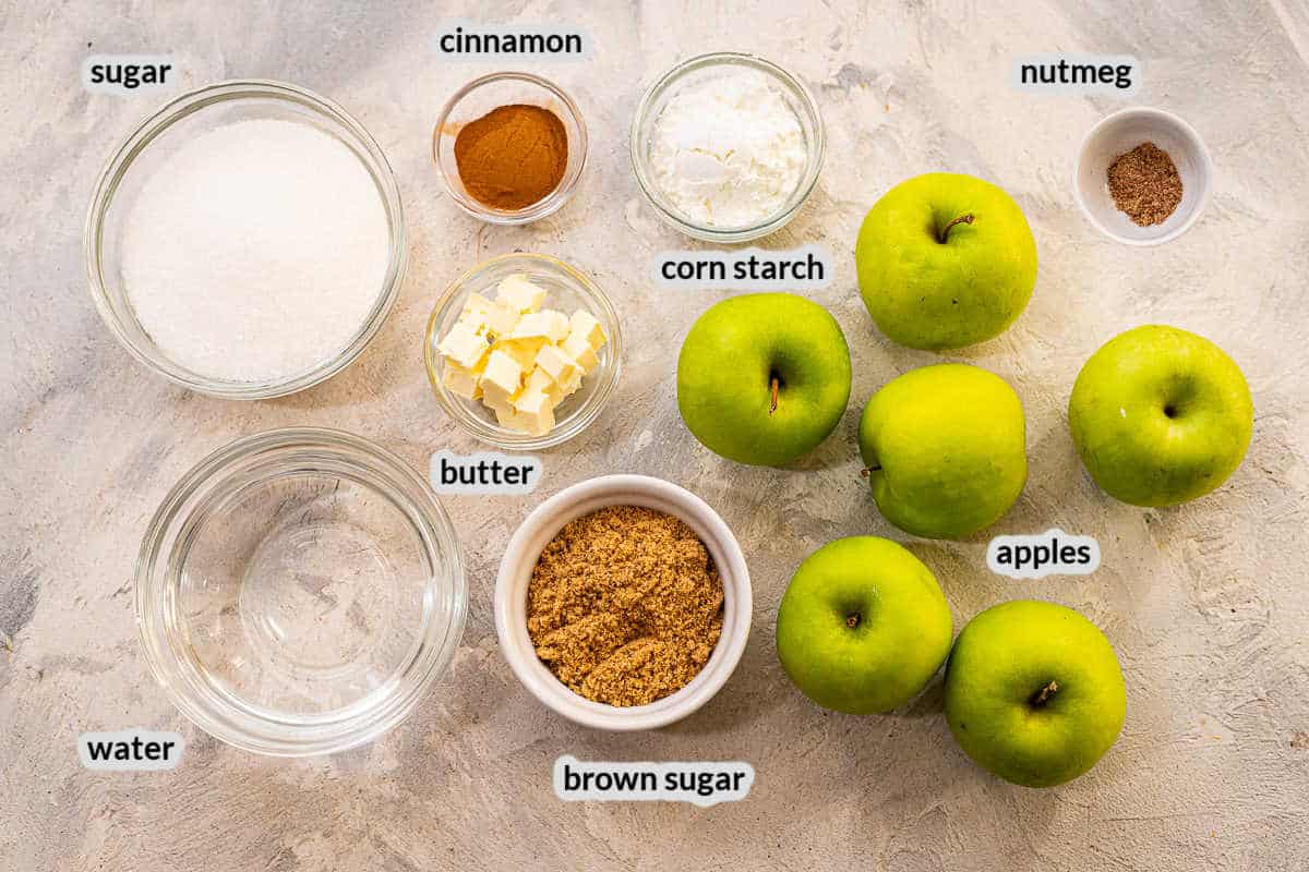 Instant Pot Cinnamon Apples Ingredients