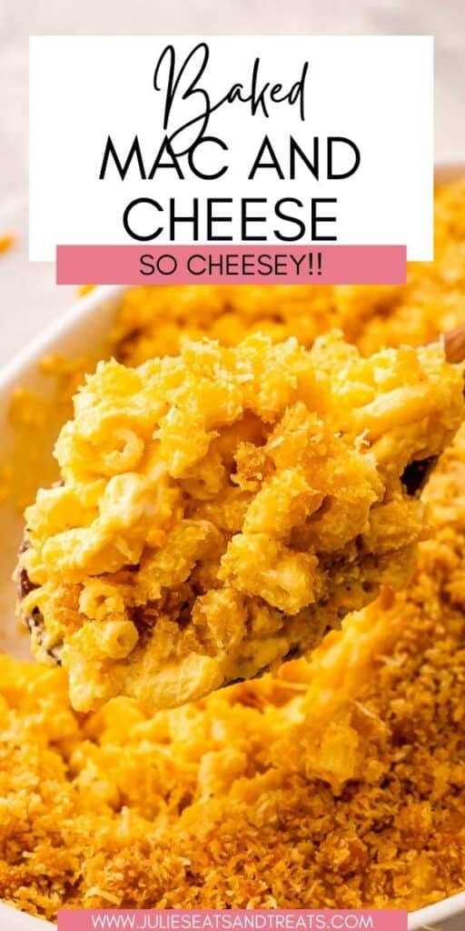 Baked mac and cheese JET Pin Image