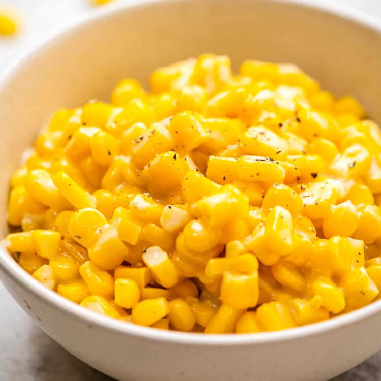 Creamed Corn Recipe Square cropped image