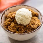 Pumpkin Crisp Dessert Square cropped image