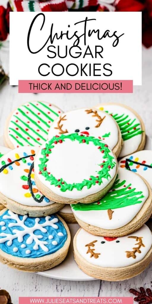 Christmas Sugar Cookies JET Pinterest Image