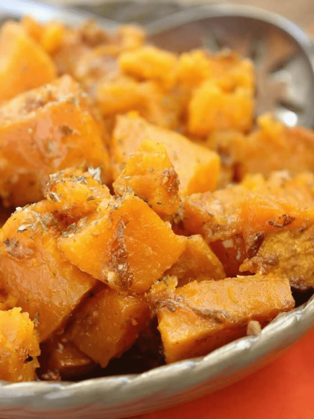 Parmesan Crock Pot Sweet Potatoes