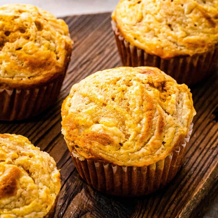 Pumpkin Cream Cheese Muffins square cropped image