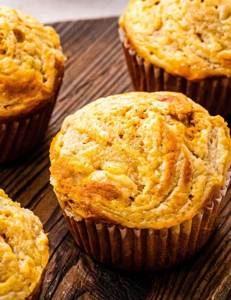 Pumpkin Cream Cheese Muffins square cropped image