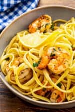 Shrimp Scampi with Linguine - Julie's Eats & Treats