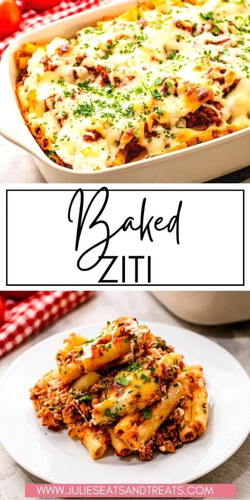 Baked Ziti JET Pinterest Image