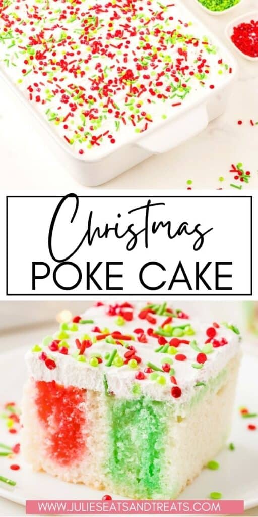 CHRISTMAS POKE CAKE JET Pin Image