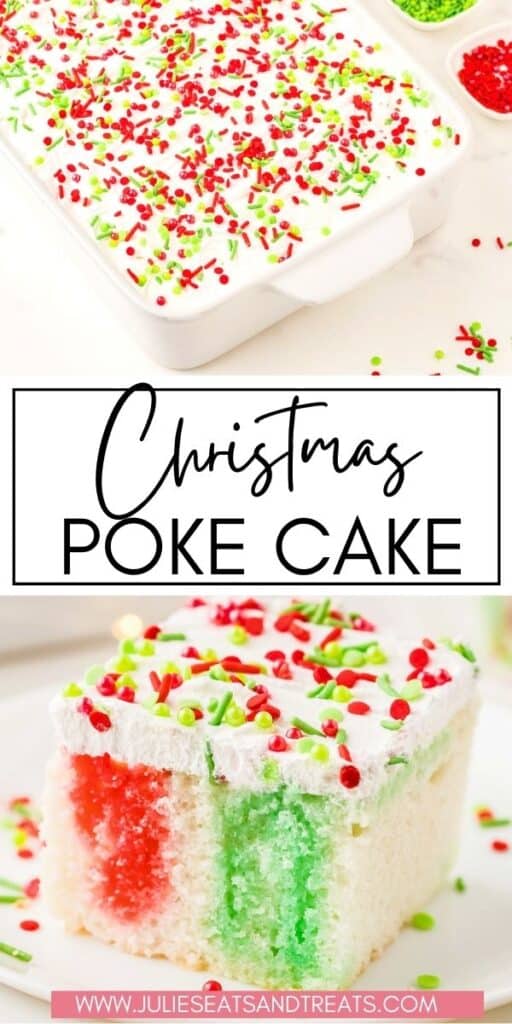 CHRISTMAS POKE CAKE JET Pin Image