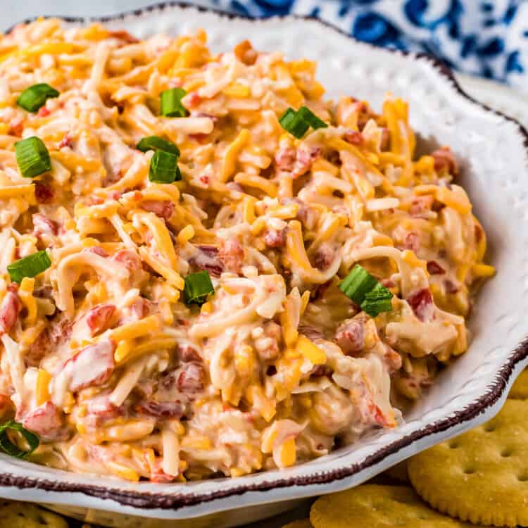 Bowl with Pimento Cheese in it