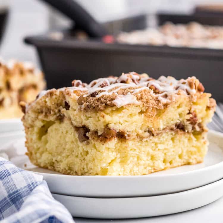 Sour Cream Coffee Cake Square cropped image