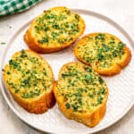 Air Fryer Garlic Bread Square Cropped Image